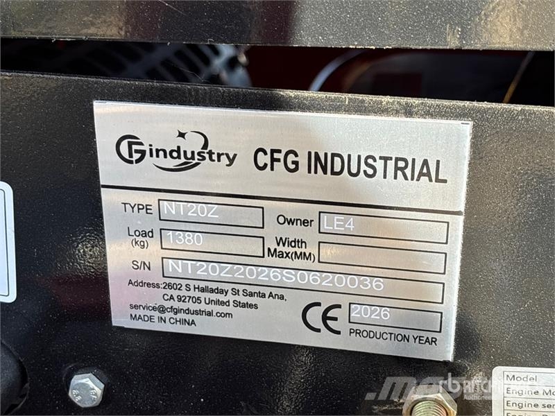 CFG NT20Z Mini Excavator (Unused) Mini excavadoras < 7t