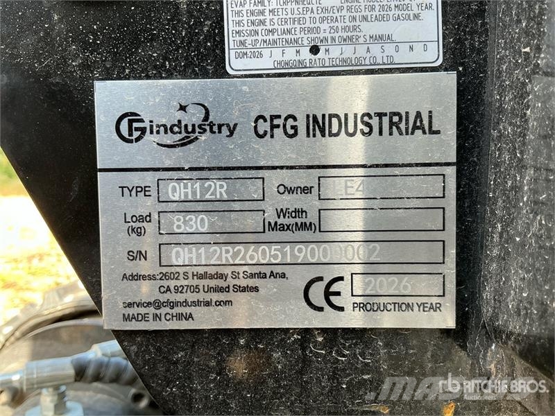 CFG QH12R Mini Excavator (Unused) Minigraafmachines < 7t