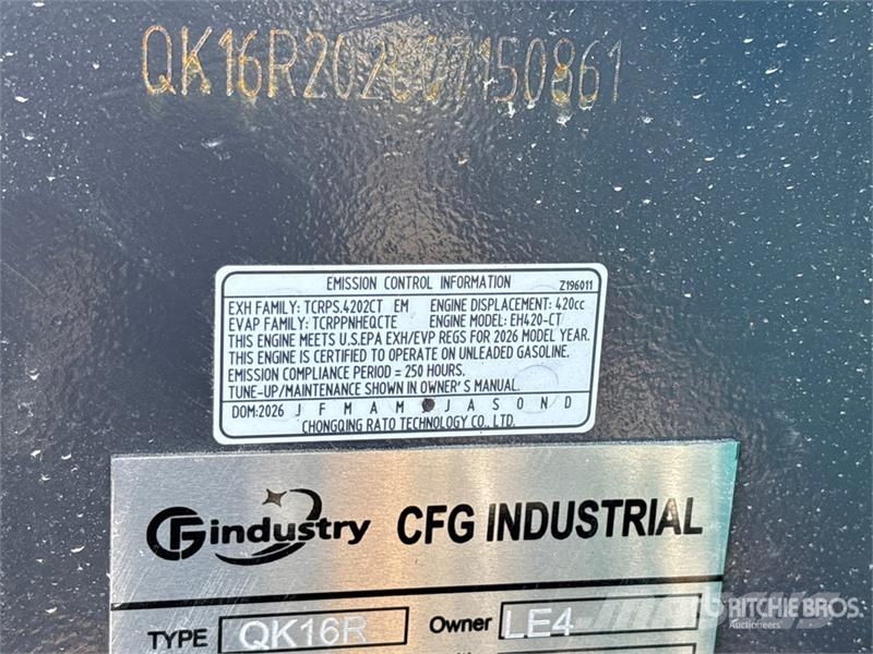 CFG QK16R Mini Excavator (Unused) حفارات صغيرة أقل من 7 طن (حفارات صغيرة)