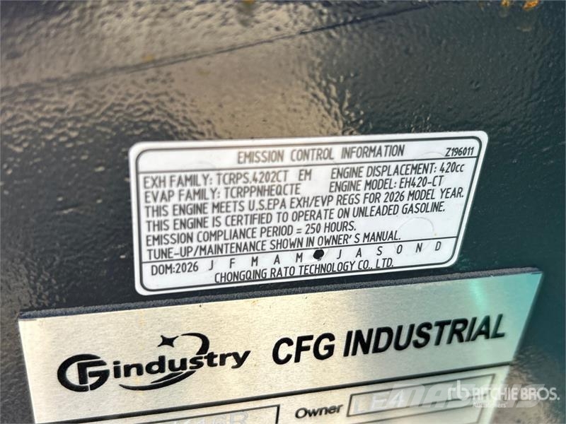 CFG QK16R Mini Excavator (Unused) Mini kotrók < 7t