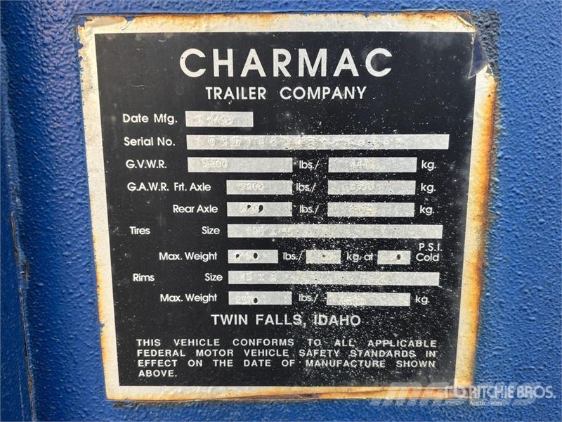 Charmac 12 ft T/A Horse Trailer مقطورات نقل الحيوانات