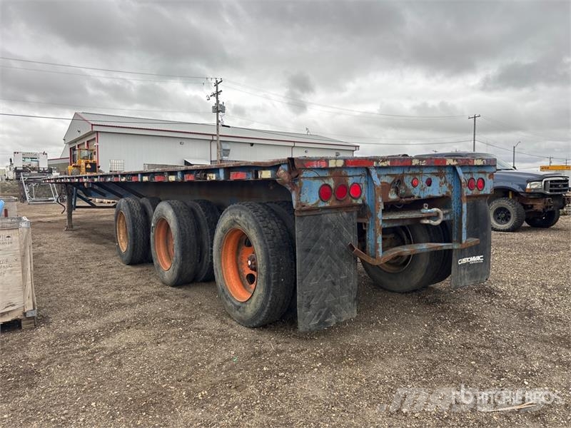 Cheiftaine 53 ft Tri/A Flatbed Trailer Remorque ridelle