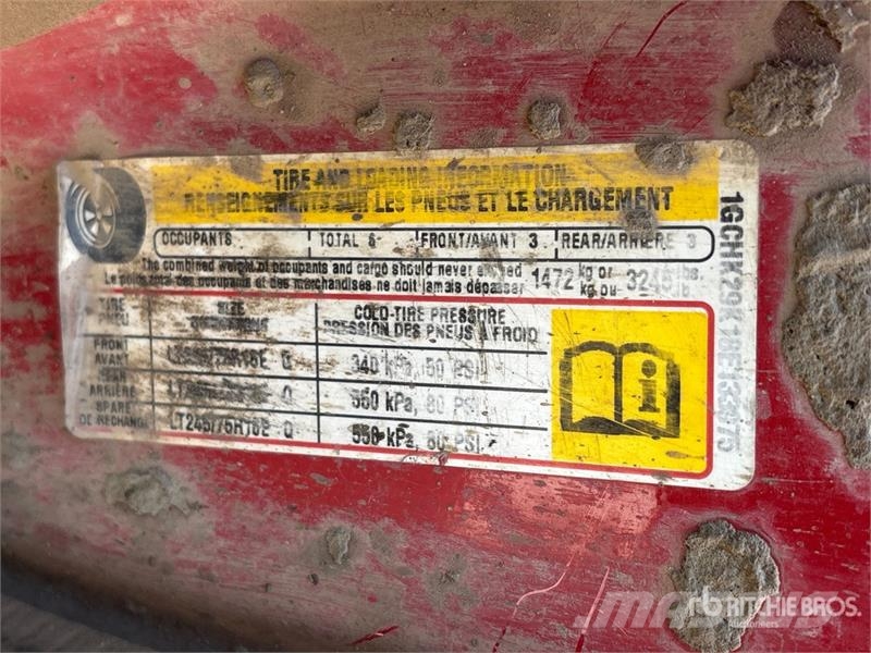 Chevrolet 2500HD 4x4 Extended Cab Utility Truck Pick up/Platou