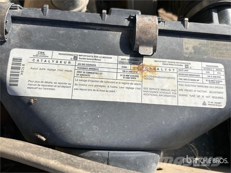 Chevrolet 3500 Platformos/ Pakrovimas iš šono