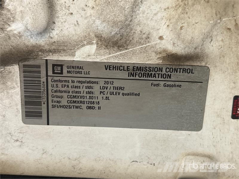 Chevrolet Cruze 2LS Automobile (Inoperable) 자동차