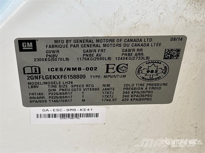 Chevrolet Equinox AWD SUV Otomobiller
