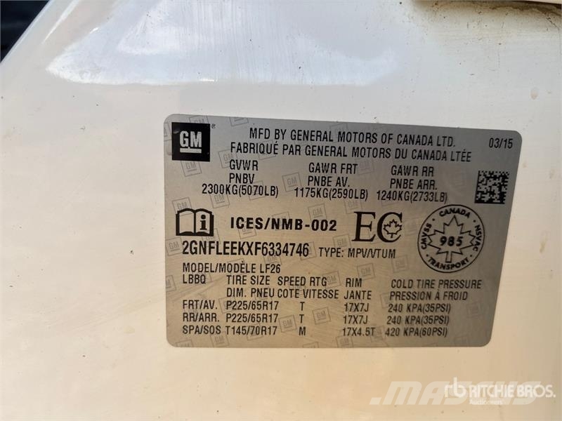 Chevrolet Equinox AWD SUV Sõiduautod