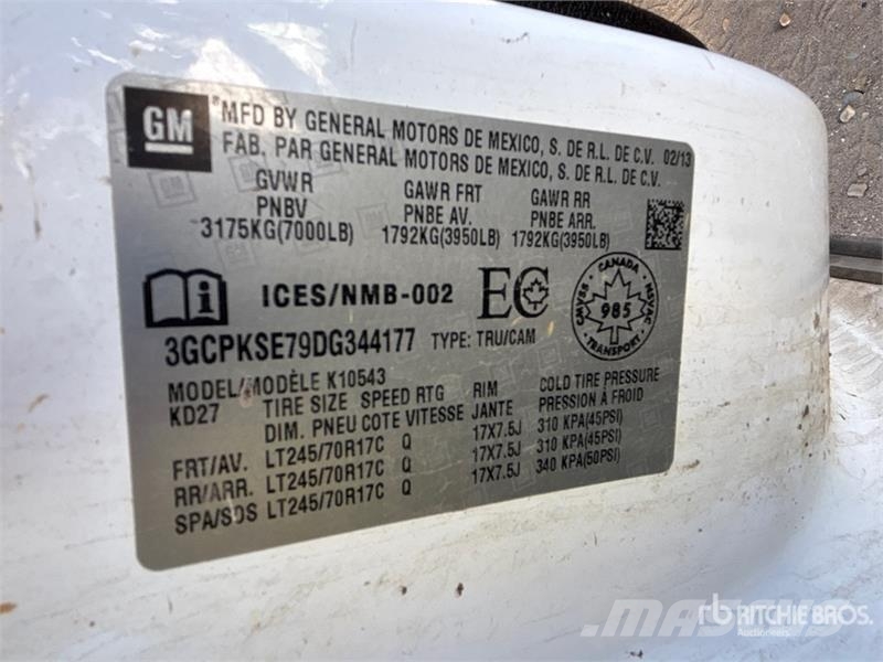 Chevrolet Silverado 1500 LT 4x4 Crew Cab Pickup Furgoni altro