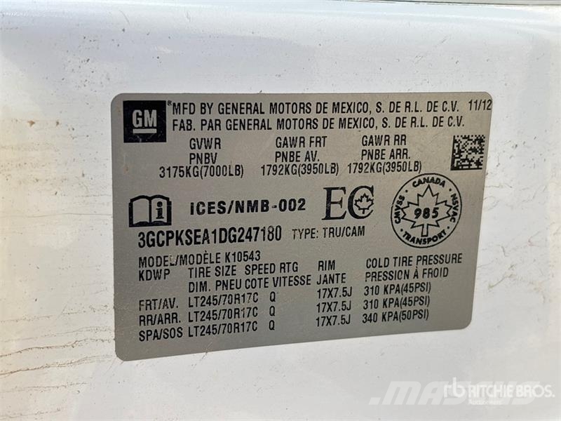Chevrolet Silverado 1500 LT 4x4 Crew Cab Pickup Citi