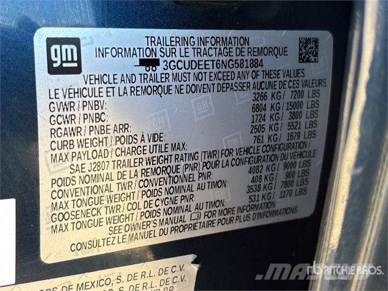 Chevrolet Silverado 1500 4x4 Crew Cab Pickup Drugi