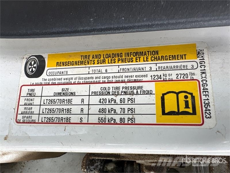 Chevrolet Silverado 2500HD LT 4x4 Crew Cab Snow Plow Truck Municipal/vehicul cu uz general