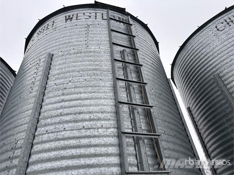 Chief-Westland +/- 2200 bu 5 Ring Hopper Grain Bin Stockage, conditionnement - Autres