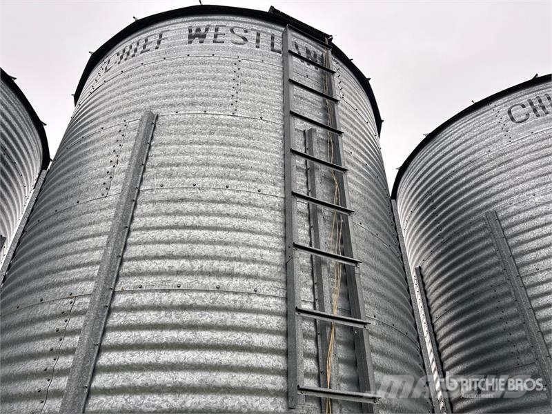 Chief-Westland +/- 2200 bu 5 Ring Hopper Grain Bin Stockage, conditionnement - Autres