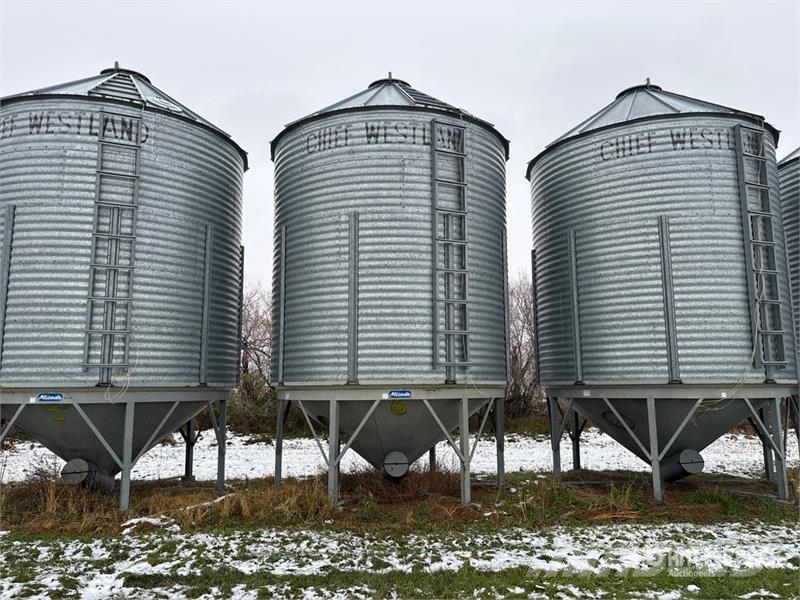 Chief-Westland +/- 2200 bu 5 Ring Hopper Grain Bin Stockage, conditionnement - Autres