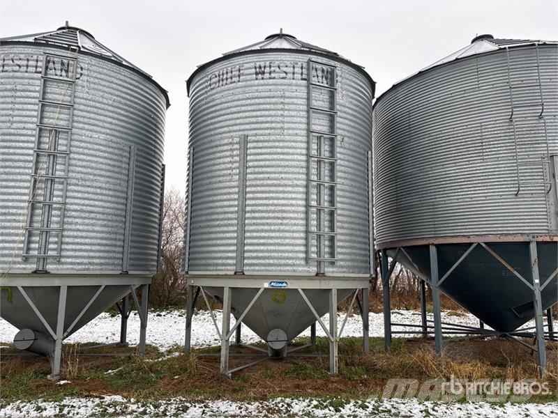 Chief-Westland +/- 2200 bu 5 Ring Hopper Grain Bin Stockage, conditionnement - Autres
