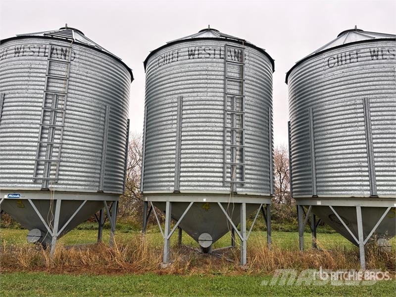 Chief-Westland +/- 2200 bu 5 Ring Hopper Grain Bin Stockage, conditionnement - Autres