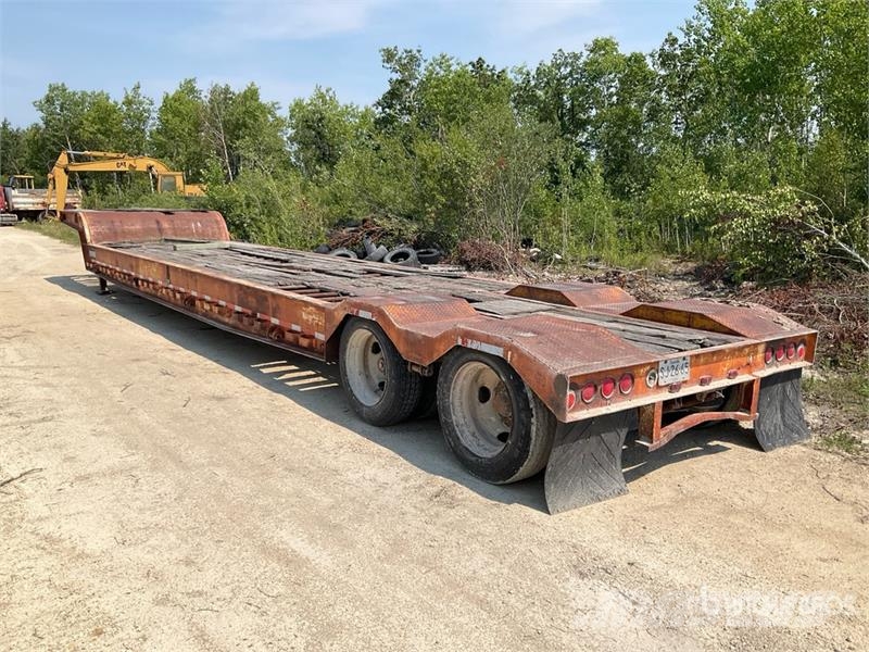 Chieftain T/A Lowboy Trailer Góndola de cama rebajada