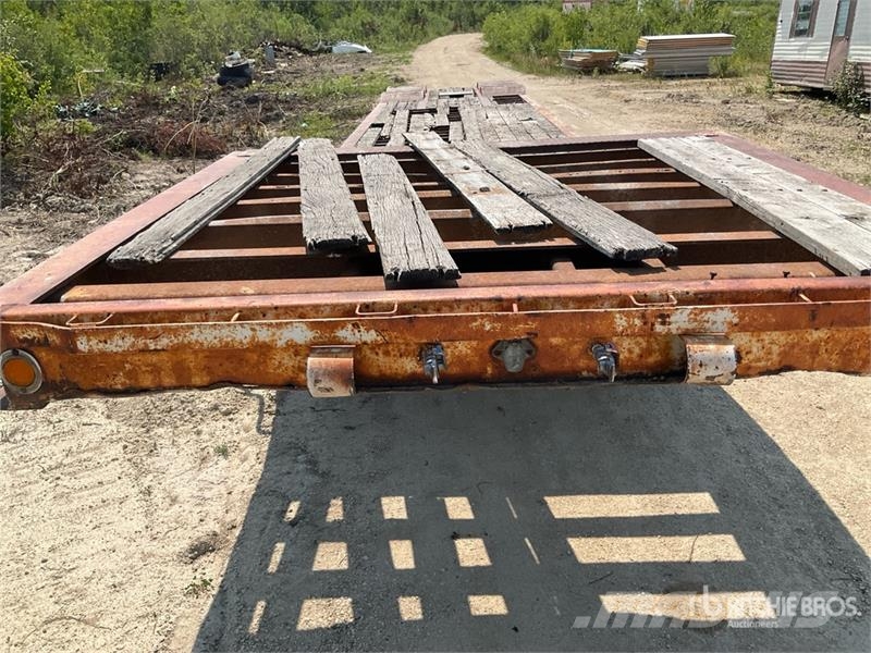 Chieftain T/A Lowboy Trailer Góndola de cama rebajada