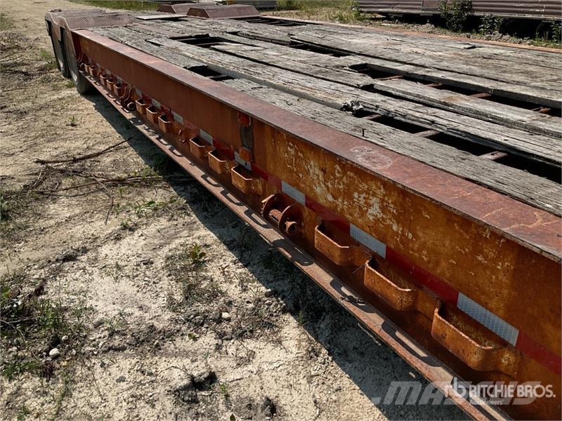 Chieftain T/A Lowboy Trailer Góndola de cama rebajada