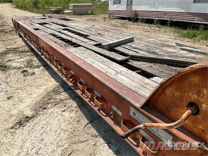 Chieftain T/A Lowboy Trailer Góndola de cama rebajada