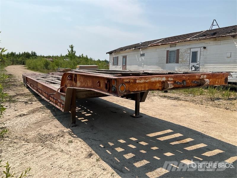 Chieftain T/A Lowboy Trailer Góndola de cama rebajada