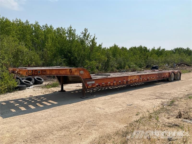 Chieftain T/A Lowboy Trailer Góndola de cama rebajada