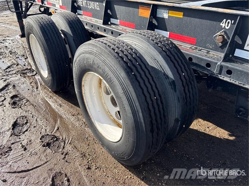 CIMC 40 ft Tri/A Extendable Container Trailer Containerhenger