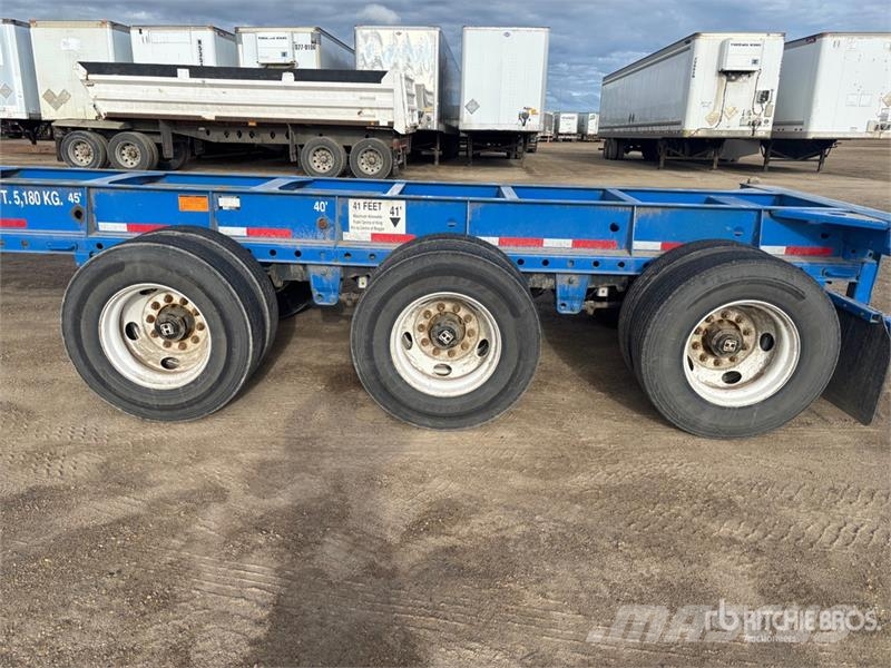 CIMC 40 ft Tri/A Extendable Container Trailer Containeranhänger