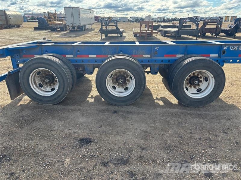 CIMC 40 ft Tri/A Extendable Container Trailer Containeranhänger
