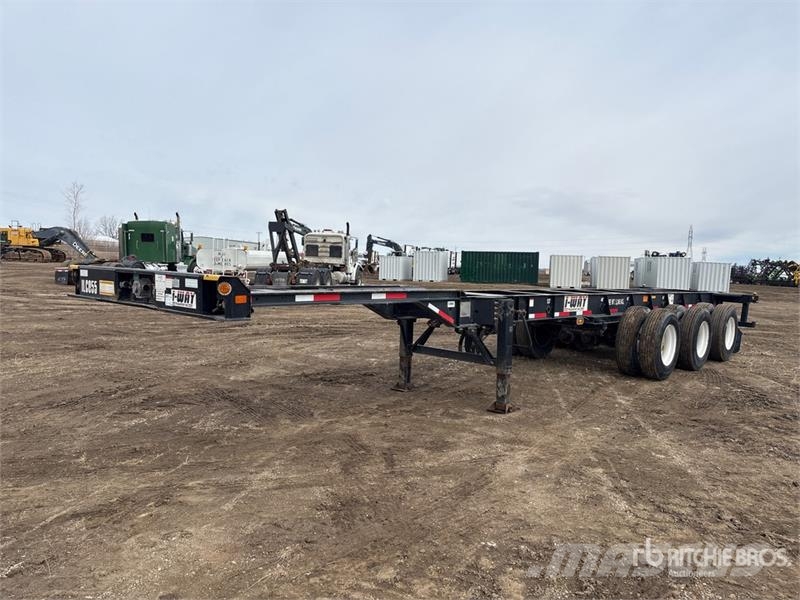 CIMC 40 ft Tri/A Extendable Container Trailer Containerhenger