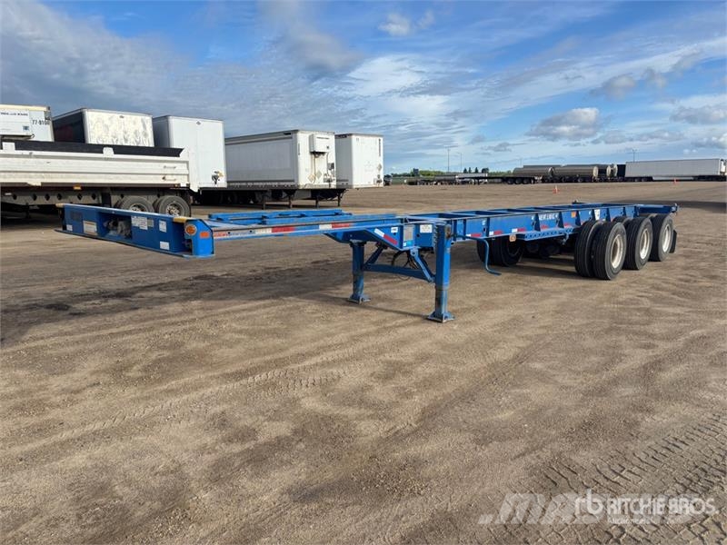 CIMC 40 ft Tri/A Extendable Container Trailer Containeranhänger