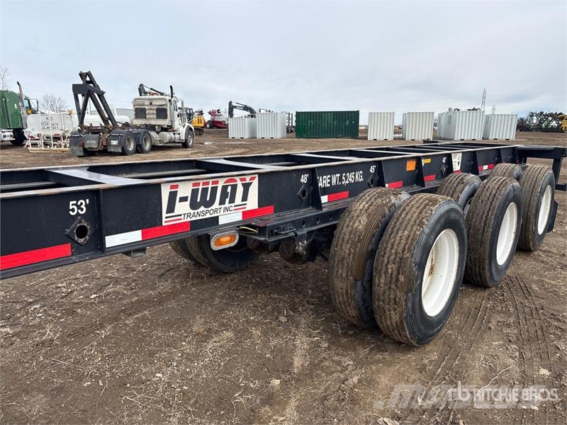 CIMC 40 ft Tri/A Extendable Container Trailer Containerhenger