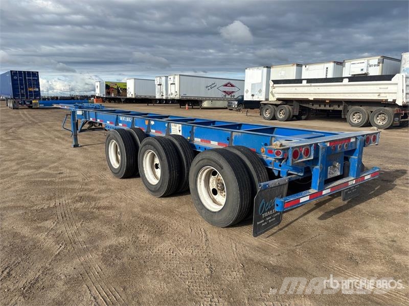 CIMC 40 ft Tri/A Extendable Container Trailer Containeranhänger