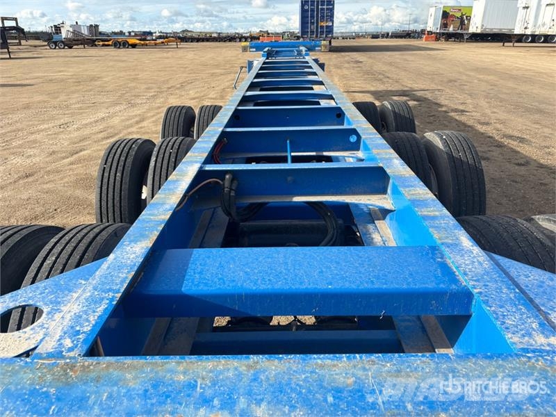 CIMC 40 ft Tri/A Extendable Container Trailer Containeranhänger