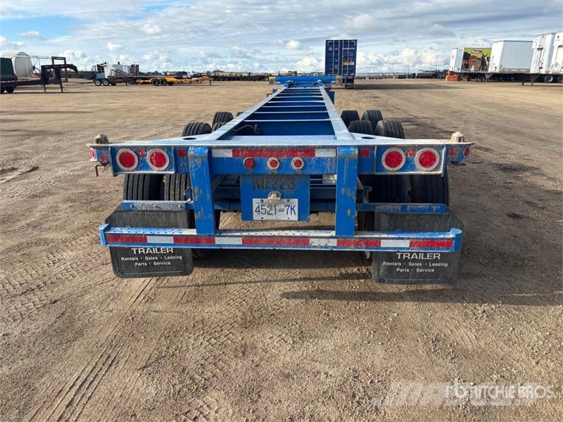 CIMC 40 ft Tri/A Extendable Container Trailer Containeranhänger