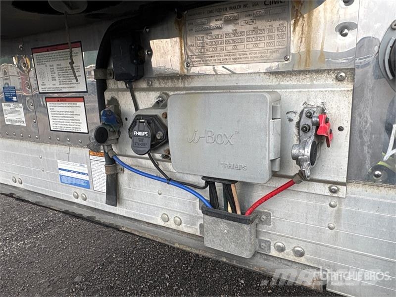 CIMC 53 ft T/A Refrigerated Trailer نصف مقطورات بدرجة حرارة قابلة للضبط