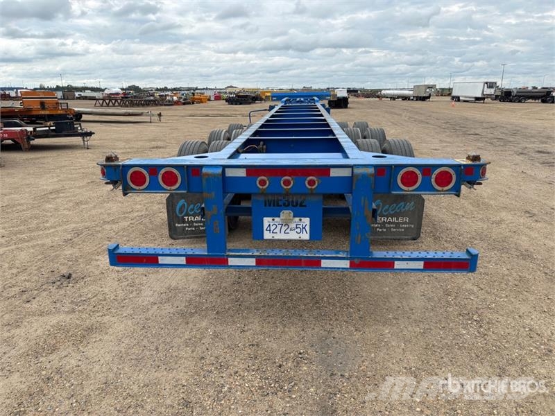 CIMC 53 ft Tri/A Extendable Container Trailer Containeranhänger