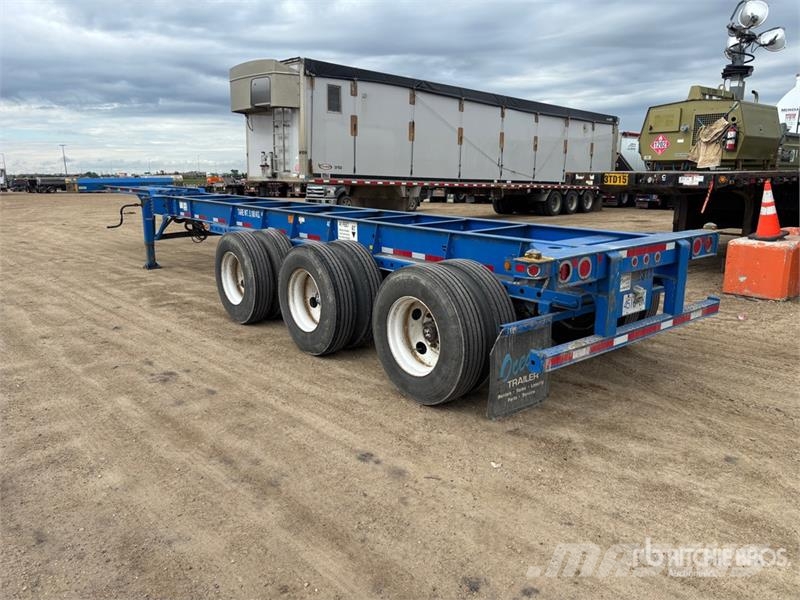 CIMC 53 ft Tri/A Extendable Container Trailer Containeranhänger