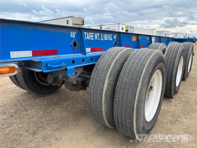 CIMC 53 ft Tri/A Extendable Container Trailer Containeranhänger