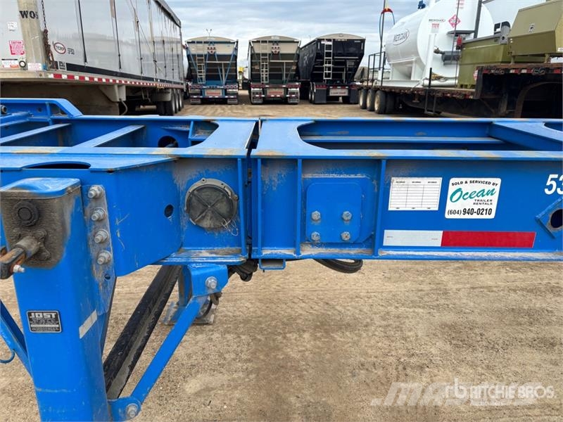 CIMC 53 ft Tri/A Extendable Container Trailer Containeranhänger