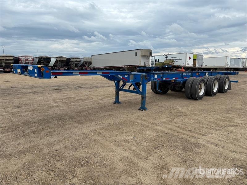 CIMC 53 ft Tri/A Extendable Container Trailer Containeranhänger