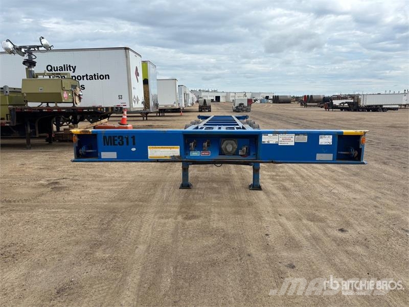 CIMC 53 ft Tri/A Extendable Container Trailer Containeranhänger