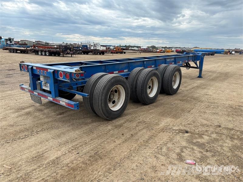 CIMC 53 ft Tri/A Extendable Container Trailer Containeranhänger
