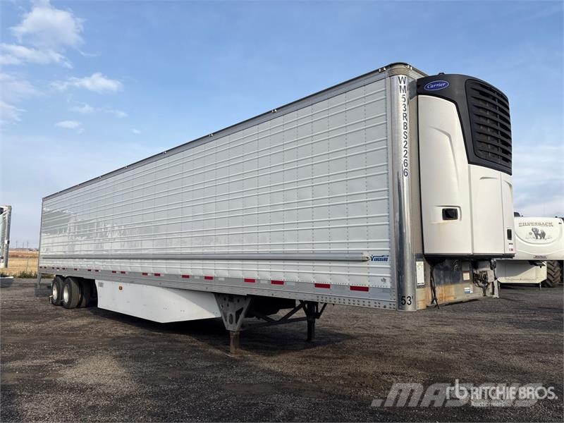 CIMC 53 ft x 102 in T/A Refrigerated Trailer نصف مقطورات بدرجة حرارة قابلة للضبط