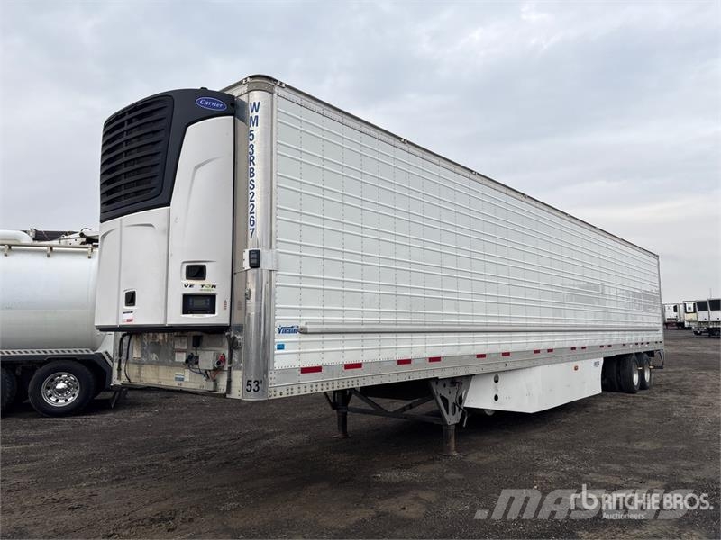 CIMC 53 ft x 102 in T/A Refrigerated Trailer نصف مقطورات بدرجة حرارة قابلة للضبط