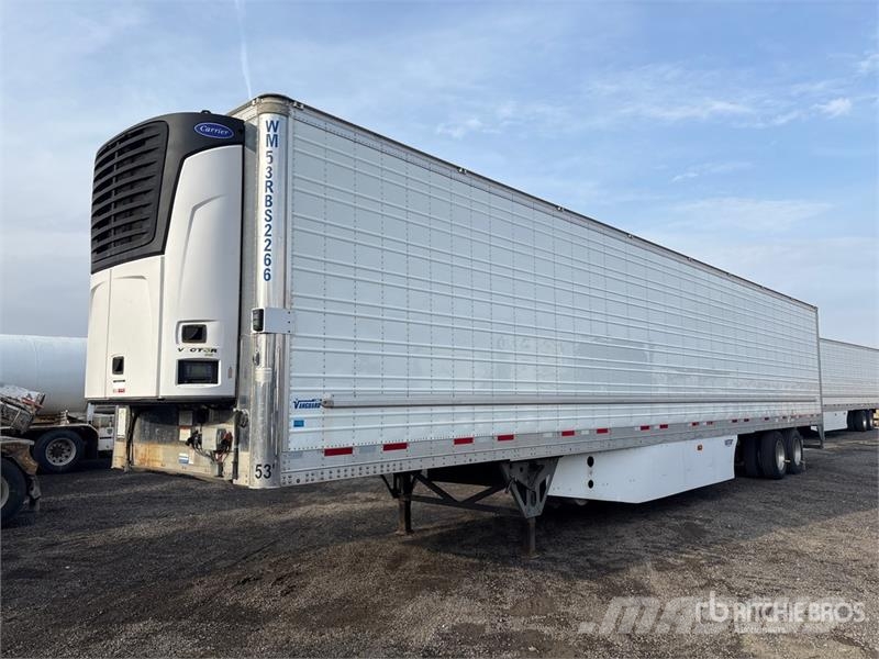 CIMC 53 ft x 102 in T/A Refrigerated Trailer نصف مقطورات بدرجة حرارة قابلة للضبط