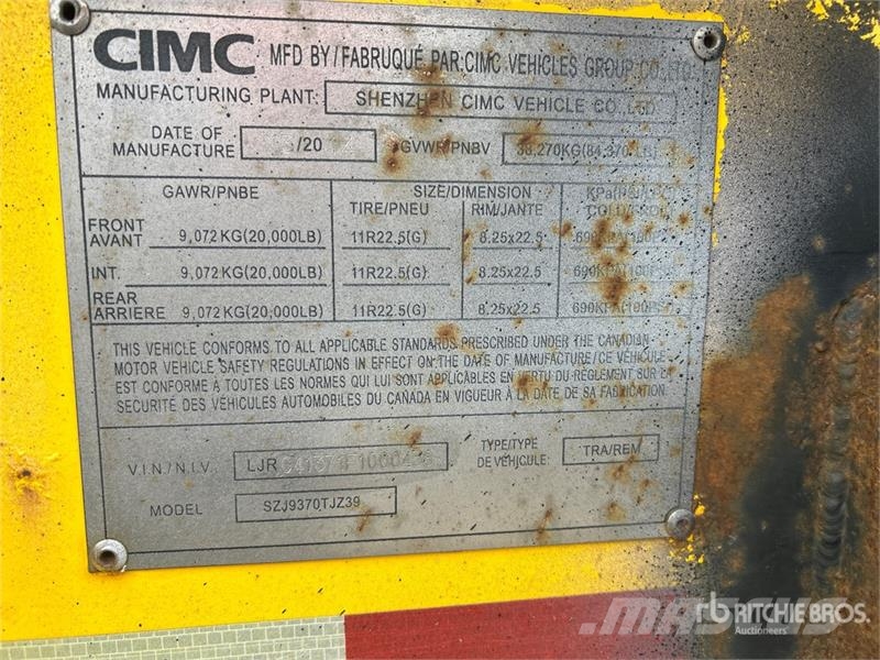 CIMC Container Trailer Containeranhänger