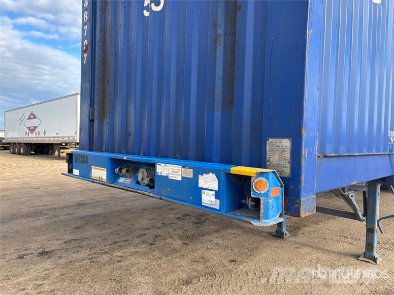 CIMC EX53M3OTC00 Tri/A Extendable Container Trailer Reboques Containerframe