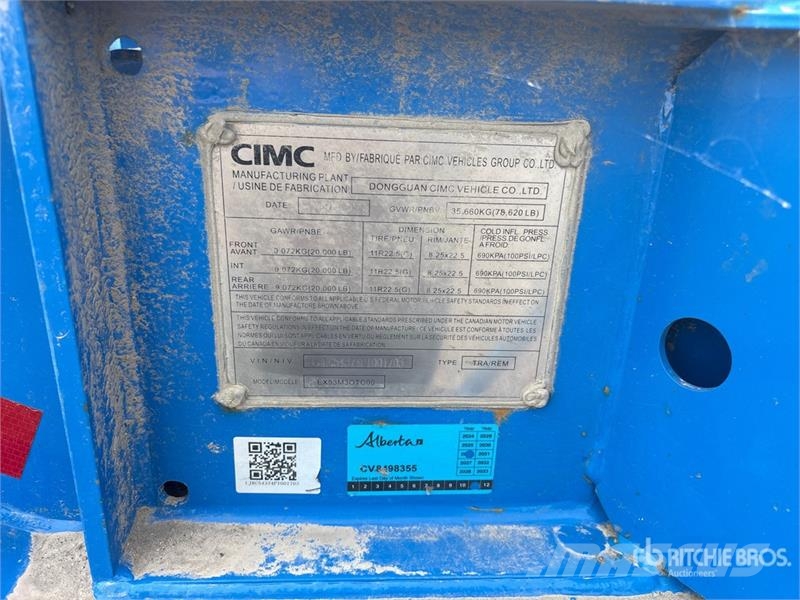 CIMC EX53M3OTC00 Tri/A Extendable Container Trailer Containeranhänger