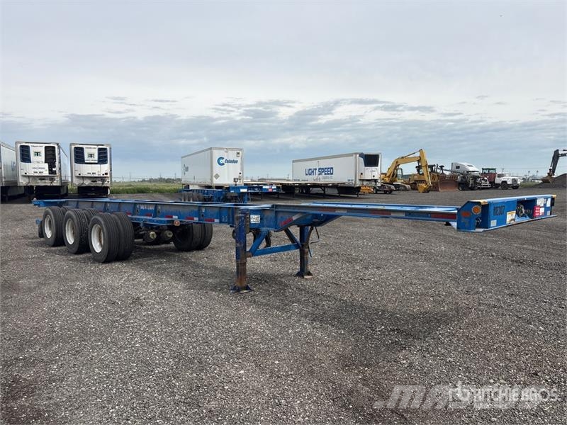 CIMC EX53M3OTC00 Tri/A Extendable Container Trailer Containerframe/Skiploader trailers